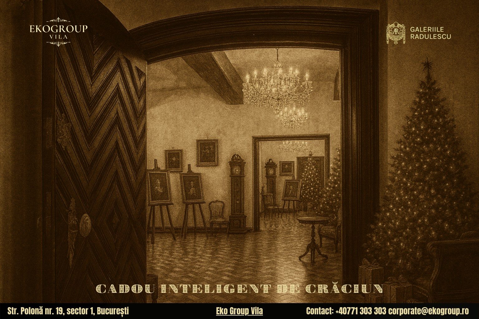 Un cadou de Crăciun care încântă sufletul: accesul la expoziția Crăciunul anilor ’30 de la Eko Group Vila 4 Un cadou de Crăciun care încântă sufletul: accesul la expoziția Crăciunul anilor ’30 de la Eko Group Vila